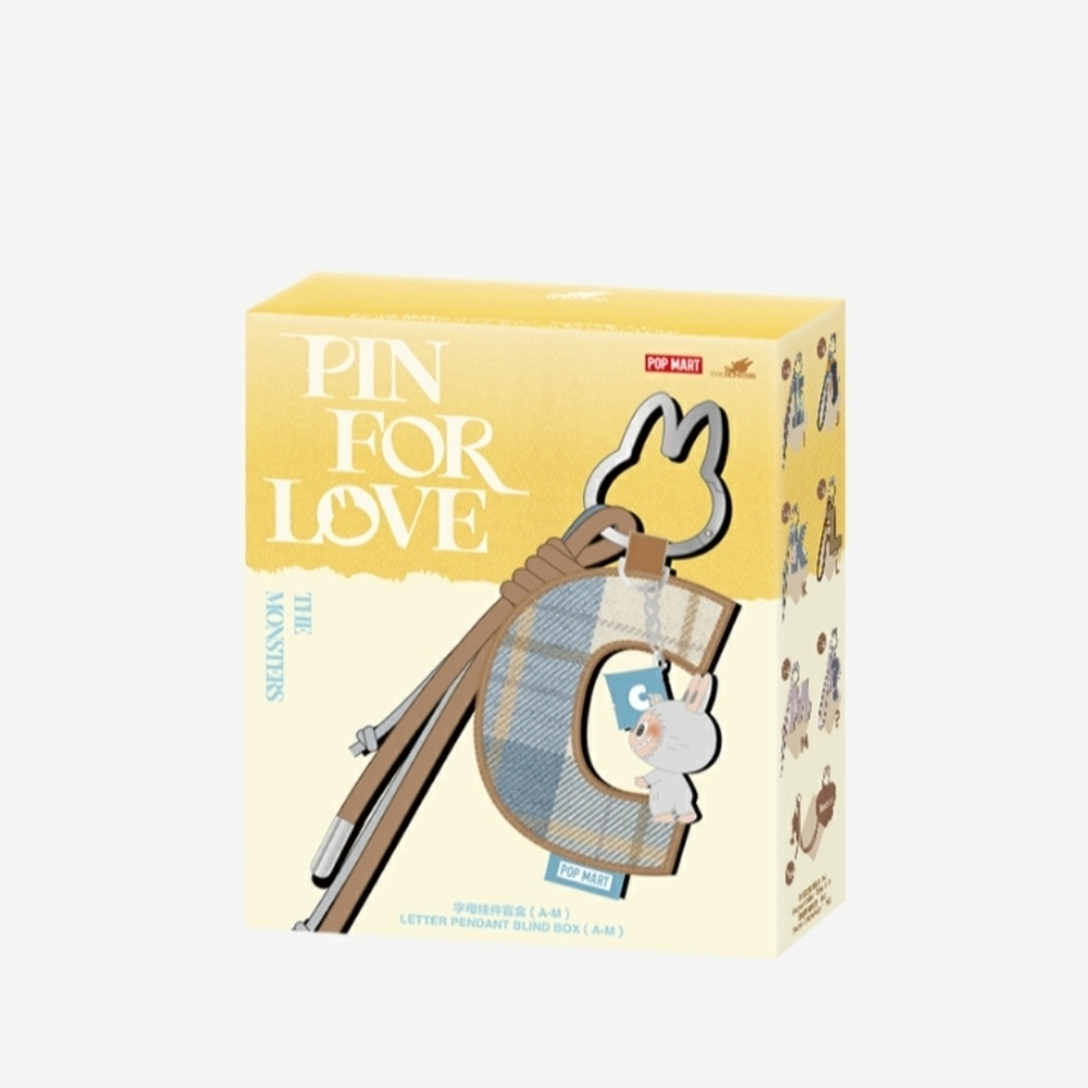 NWT The Monsters Pin For Love Series Letter Pendant "G"